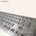 Vandal rustfritt stål tastatur